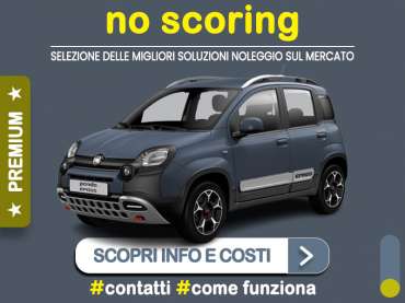 Offerta City car FIAT PANDA 1.0 Hybrid Cross: noleggio no scoring Premium - l'offerta del broker MT Motors Ibrida - benzina (MHEV)