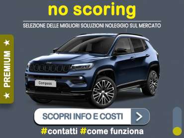 Offerta SUV e CrossOver JEEP COMPASS e-Hybrid Altitude con targa italiana: noleggio no scoring Premium - l'offerta del broker MT Motors Ibrida - benzina (MHEV)