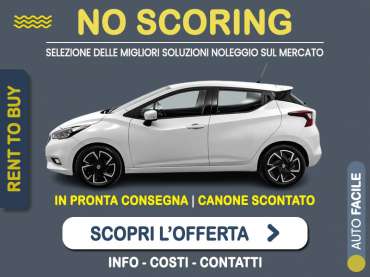 Offerta City car NISSAN MICRA IG-T 92 Acenta: noleggio no scoring - l'offerta RENT TO BUY del broker MT Motors, con possibilità di acquisto a tariffa agevolata Benzina 