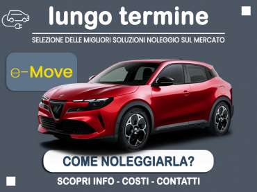 Offerta SUV e CrossOver Noleggio auto elettrica: ALFA ROMEO JUNIOR BEV = l'offerta del broker Medicredit Rent con la formula speciale e-MOVE di Leasys, per una mobilità elettrica più semplice Elettrica