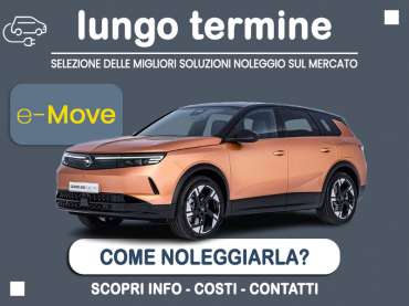 Offerta SUV e CrossOver Noleggio auto elettrica: OPEL GRANDLAND electric = l'offerta del broker Medicredit Rent con la formula speciale e-MOVE di Leasys, per una mobilità elettrica più semplice Elettrica