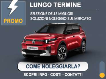Offerta SUV e CrossOver Noleggio auto elettrica: CITROËN ë-C3 AIRCROSS MAX = la quotazione del broker Medicredit Rent con la formula speciale e-MOVE di Leasys, per una mobilità elettrica più semplice | offerta in promozione
