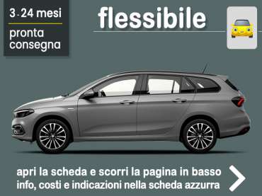 Offerta Station wagon Noleggio FIAT TIPO SW 1.3 MultiJet in pronta consegna: scopri l’offerta flessibile promossa da Medicredit Rent Diesel