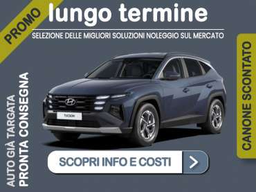 Offerta SUV e CrossOver Noleggio HYUNDAI TUCSON 1.6 CRDi MHEV = l'offerta promozionale del broker Medicredit Rent con canone ridotto e auto disponibile in tempi brevi | Settembre - ottobre 2025 Ibrida - diesel (MHEV)