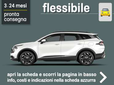 Offerta SUV e CrossOver Noleggio KIA SPORTAGE 1.6 TGDi GPL Style in pronta consegna: scopri l’offerta flessibile promossa da Medicredit Rent GPL