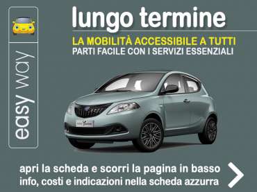 Offerta City car Noleggio LANCIA YPSILON 1.0 FireFly Hybrid Oro con la formula “EASY WAY” di Leasys - offerta promossa da Medicredit Rent Benzina 