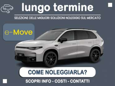 Offerta SUV e CrossOver Noleggio auto a basse emissioni: LEAPMOTOR C10 REEV = l'offerta del broker Medicredit Rent con la formula speciale e-MOVE di Leasys, per una mobilità elettrica più semplice Plug-in Hybrid