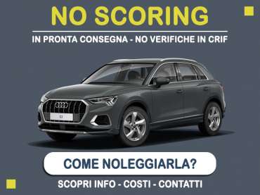 Offerta SUV e CrossOver Noleggio no scoring con auto in pronta consegna: l'offerta del broker MT Motors per il noleggio di una AUDI Q3 con cambio automatico, o altra auto di categoria RGAR - Premium Elite secondo disponibilità