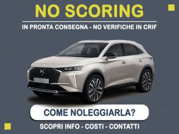 Offerta SUV e CrossOver Noleggio no scoring con auto in pronta consegna: l'offerta del broker MT Motors per il noleggio di una DS 7, o altra auto di categoria FFAR/FGAR - Premium secondo disponibilità