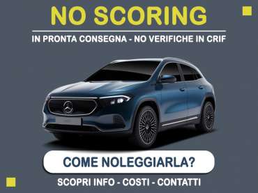 Offerta SUV e CrossOver Noleggio no scoring con auto in pronta consegna: l'offerta del broker MT Motors per il noleggio di una MERCEDES EQA, o altra auto di categoria JDAE/JGAE - SUV Premium full electric Elettrica