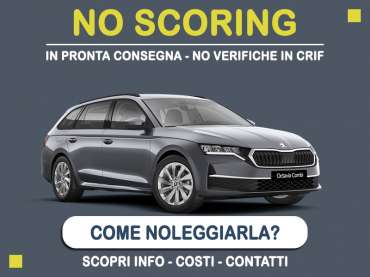 Offerta auto di vari segmenti Noleggio no scoring con auto in pronta consegna: l'offerta del broker MT Motors per il noleggio di una ŠKODA OCTAVIA wagon, o altra auto di categoria IWAH - S. Wagon hybrid con cambio automatico Ibrida - benzina (MHEV)
