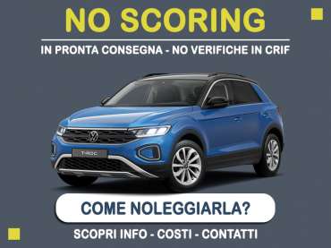 Offerta SUV e CrossOver Noleggio no scoring con auto in pronta consegna: l'offerta del broker MT Motors per il noleggio di una VOLKSWAGEN T-ROC, o altra auto di categoria IDAR - Compatta Elite con cambio automatico secondo disponibilità