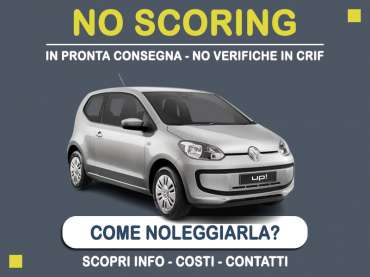 Offerta City car Noleggio no scoring con auto in pronta consegna: l'offerta del broker MT Motors per il noleggio di una VOLKSWAGEN UP!, o altra auto di categoria MDMR - mini 4/5 porte con cambio manuale Benzina
