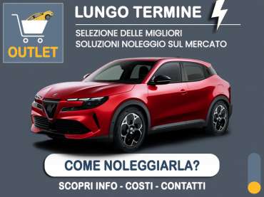 Offerta SUV e CrossOver Noleggio ALFA ROMEO JUNIOR BEV SPECIALE = la quotazione Outlet del broker Medicredit Rent con canone ridotto e auto in pronta consegna Elettrica