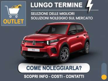 Offerta City car Noleggio CITROËN ë-C3 MAX = la quotazione Outlet del broker Medicredit Rent con canone ridotto e auto in pronta consegna Elettrica