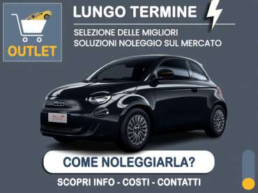 Offerta City car Noleggio FIAT 500 elettrica (RED) = la quotazione Outlet del broker Medicredit Rent con canone ridotto e auto in pronta consegna Elettrica