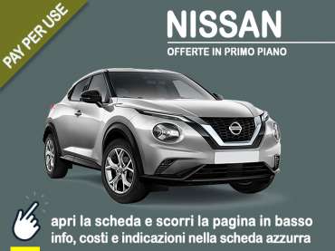 Offerta SUV e CrossOver Noleggio lungo termine