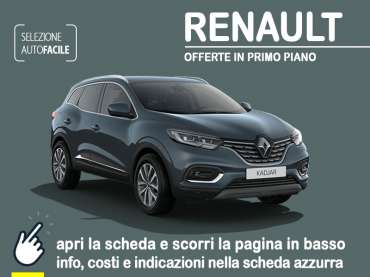 Offerta SUV e CrossOver Noleggio RENAULT KADJAR 1.5 Blue dCi 85kW Black Edition: scopri l’offerta di Arval Diesel