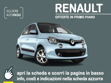 Offerta City car Noleggio RENAULT TWINGO 1.0 SCe 65Cv Equilibre: scopri l’offerta di Arval Benzina