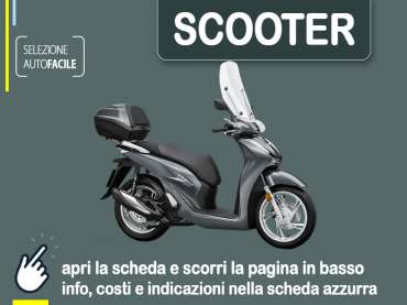 Offerta Scooter Noleggio scooter HONDA SH 150: l’offerta di Medicredit Rent Benzina
