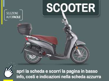 Offerta Scooter Noleggio scooter KYMCO People 125i ONE a lungo termine: miglior offerta selezionata Benzina