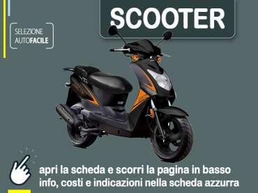 Offerta Scooter Noleggio scooter KYMCO Agility 50 R12: come prenotare un noleggio mensile - plurimensile Benzina
