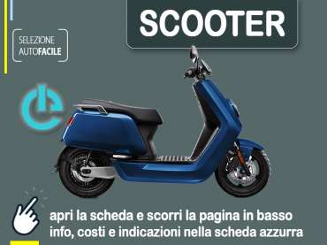 Offerta Scooter Noleggio scooter NIU NQi Sport: come prenotare un noleggio mensile - plurimensile Elettrica