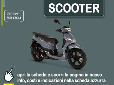 Offerta Scooter Noleggio scooter PEUGEOT TWEET 125i active: l’offerta di Medicredit Rent Benzina