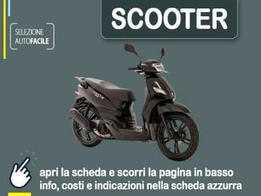 Offerta Scooter Noleggio scooter PEUGEOT TWEET 200i active: l’offerta di Medicredit Rent Benzina