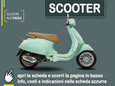 Offerta Scooter Noleggio scooter PIAGGIO VESPA Primavera 150 a lungo termine: miglior offerta selezionata Benzina
