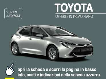 Offerta Berlina Noleggio TOYOTA COROLLA Hybrid = l'offerta in promozione di KINTO One per luglio 2023 Full Hybrid