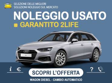 Offerta Station wagon Noleggio usato: AUDI A4 AVANT 2.0 35 TDI BUSINESS S TRONIC - scopriamo l'offerta promossa da Medicredit Rent Ibrida - diesel (MHEV) 
