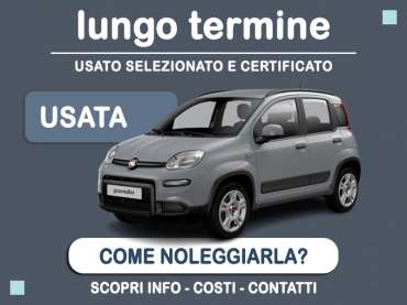Offerta City car Noleggio usato: FIAT PANDA 1.0 HYBRID CITY LIFE - scopriamo l'offerta Second Life di Medicredit Rent Ibrida - benzina (MHEV)
