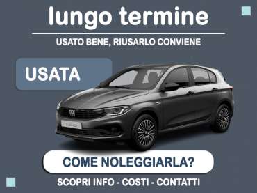 Offerta Berlina Noleggio usato: FIAT TIPO 1.6 MJet 130CV CITY LIFE - scopriamo l'offerta promozionale Re-use di Medicredit Rent Diesel