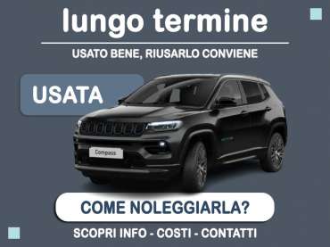 Offerta SUV e CrossOver Noleggio usato: JEEP COMPASS 1.6 MJet 96kW BUSINESS - scopriamo l'offerta promozionale Re-use di Medicredit Rent Diesel