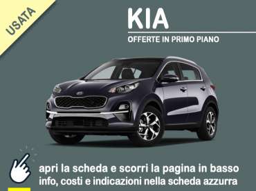 Offerta SUV e CrossOver Noleggio usato: KIA SPORTAGE 1.6 CRDi MHEV Business 2WD = scopri l’offerta ARVAL Re-Lease Ibrida - benzina (MHEV)