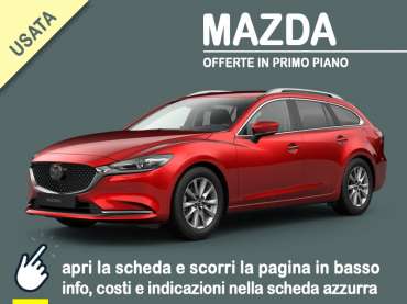 Offerta Station wagon Noleggio usato: MAZDA 6 2.2 Skyactive-D A/T Wagon = scopri l’offerta ARVAL Re-Lease Diesel