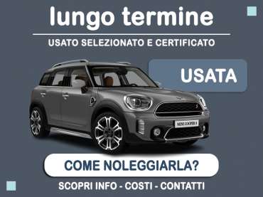 Offerta SUV e CrossOver Noleggio usato: MINI COOPER S E ALL4 COUNTRYMAN - scopriamo l'offerta Second Life di Medicredit Rent Plug-in Hybrid