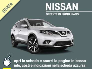 Offerta SUV e CrossOver Noleggio usato: NISSAN X-Trail 1.7 dCi 150 4WD X-Tronic N-Connecta = scopri l’offerta ARVAL Re-Lease Diesel