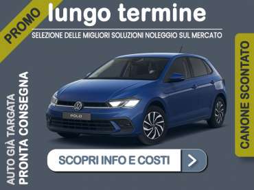 Offerta Berlina Noleggio VOLKSWAGEN POLO 1.0 EVO = l'offerta promozionale del broker Medicredit Rent con canone ridotto e auto disponibile in tempi brevi | Settembre - ottobre 2025 Benzina