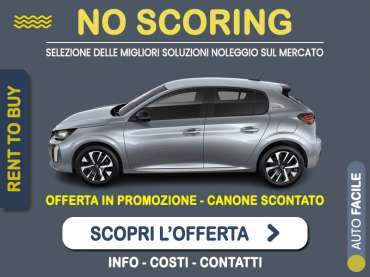 Offerta City car PEUGEOT 208 PureTech 75 Active: noleggio no scoring - l'offerta RENT TO BUY del broker MT Motors, con possibilità di acquisto a tariffa agevolata Benzina 