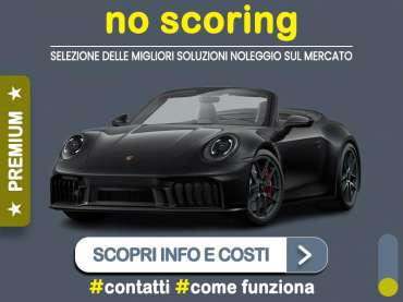 Offerta Cabriolet sportiva PORSCHE 911 (992) Carrera GTS Cabriolet: noleggio no scoring Premium - l'offerta del broker MT Motors Benzina