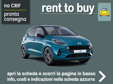 Offerta City car Rent to buy HYUNDAI i10 1.0 GPL Tech: noleggio auto no scoring con possibilità di riscatto - offerta di MT Motors GPL 