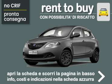 Offerta City car Rent to buy LANCIA YPSILON 1.0 Hybrid Gold: noleggio auto no scoring con possibilità di riscatto - offerta di MT Motors Benzina 
