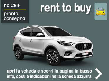 Offerta SUV e CrossOver Rent to buy MG ZS 1.0 T-GDI Luxury: noleggio auto no scoring con possibilità di riscatto - offerta di MT Motors Benzina