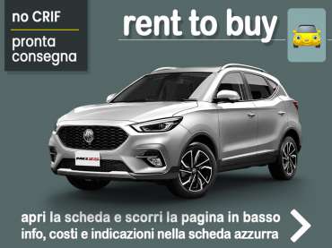 Offerta SUV e CrossOver Rent to buy MG ZS 1.5 VTi-tech Luxury: noleggio auto no scoring con possibilità di riscatto - offerta di MT Motors Benzina