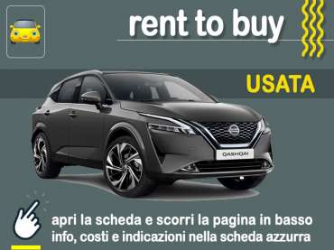 Offerta SUV e CrossOver Rent to buy NISSAN QASHQAI 1.3 MHEV 140 Acenta: noleggio auto no scoring con possibilità di riscatto - offerta di MT Motors Ibrida - benzina (MHEV)