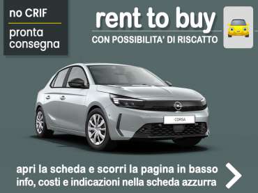 Offerta City car Rent to buy OPEL CORSA 1.2 Edition: noleggio auto no scoring con possibilità di riscatto - offerta di MT Motors Benzina 
