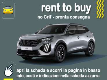 Offerta SUV e CrossOver Rent to buy PEUGEOT 2008 1.5 BlueHDi 130 S&S EAT8 Allure: noleggio auto no scoring con possibilità di riscatto - offerta di MT Motors Diesel