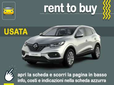 Offerta SUV e CrossOver Rent to buy RENAULT KADJAR 1.3 TCe 140CV Intens: noleggio auto no scoring con possibilità di riscatto - offerta di MT Motors Benzina